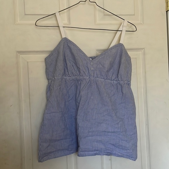 GAP Tops - 2/$5 blue and white stripped tank top